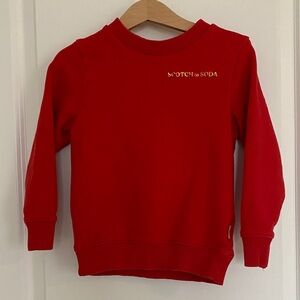 Scotch & Soda Kids Red Sweatshirt size 4